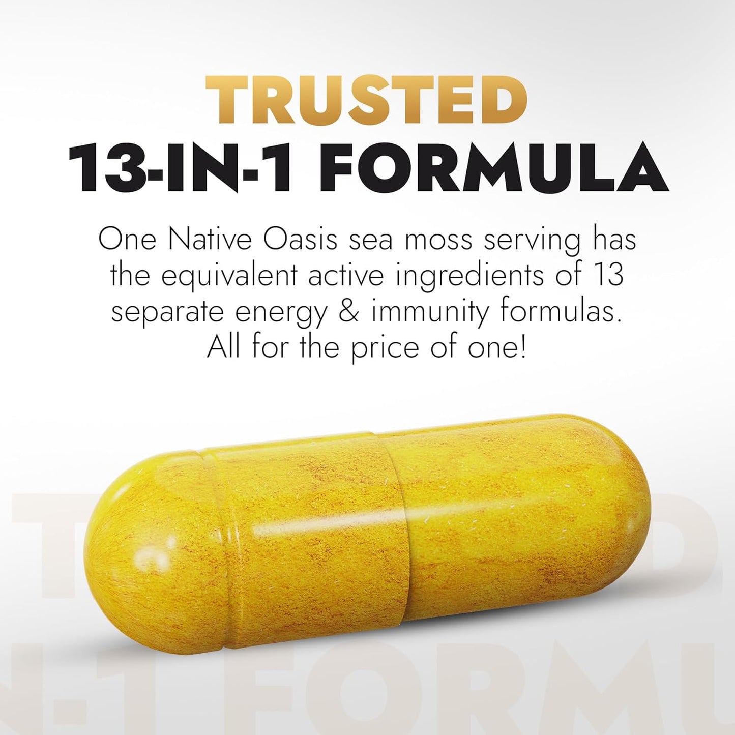 Sea Moss Capsules with Superfoods for Energy, Immune Support, and Detox (180 Count) - 30,000mg - 2 Bottles