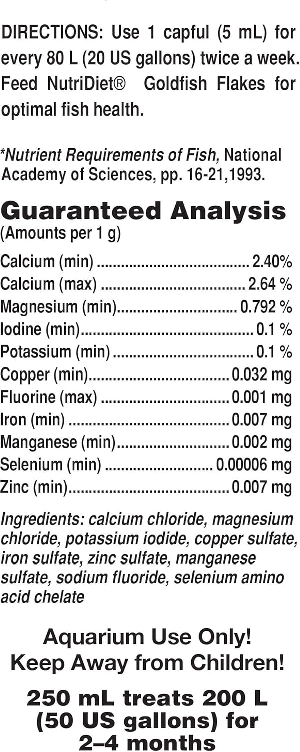 Seachem Gold Trace Liquid Fish Tank Supplement - 250 mL / 8.5 fl. oz.