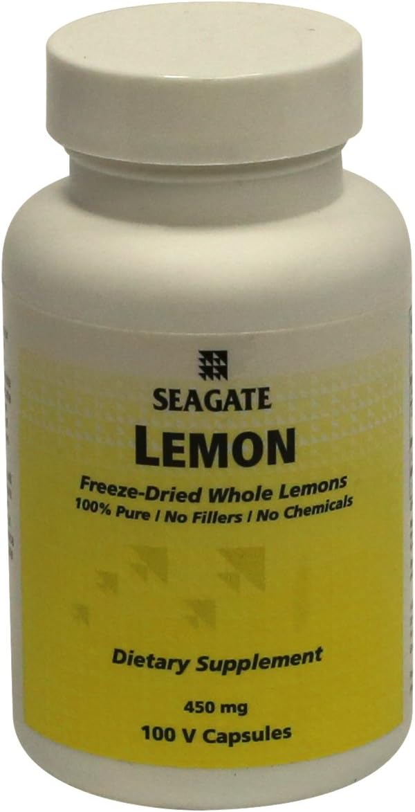 Seagate Whole Lemon Concentrate Capsules - 450 mg, 100 Count