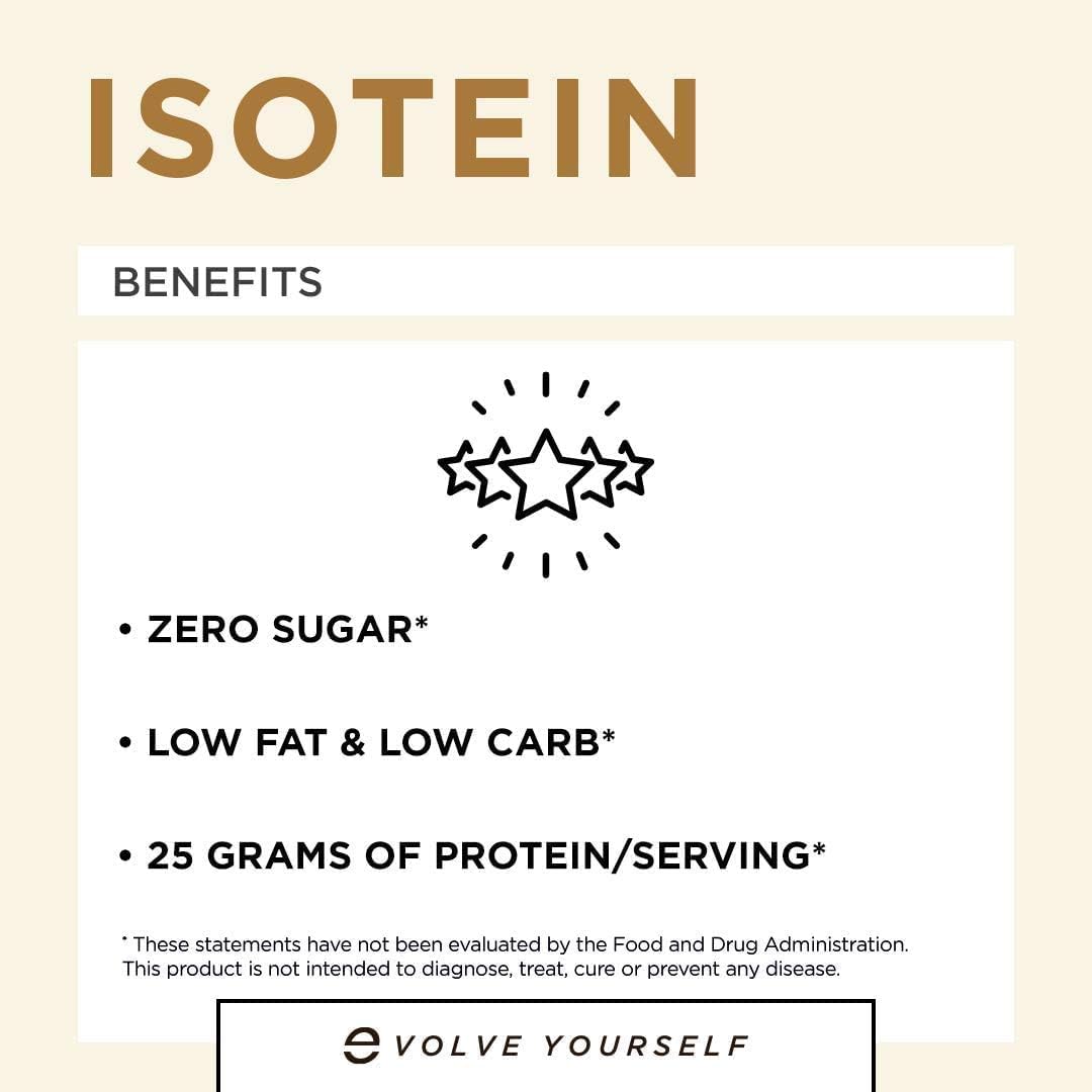 selfevolve Isotein Isolate Protein Powder - Fruity Cereal Flavor - 25g Whey Isolate Protein, 0g Sugar, 1g Fat - Post Workout Recovery Powder - 2lbs