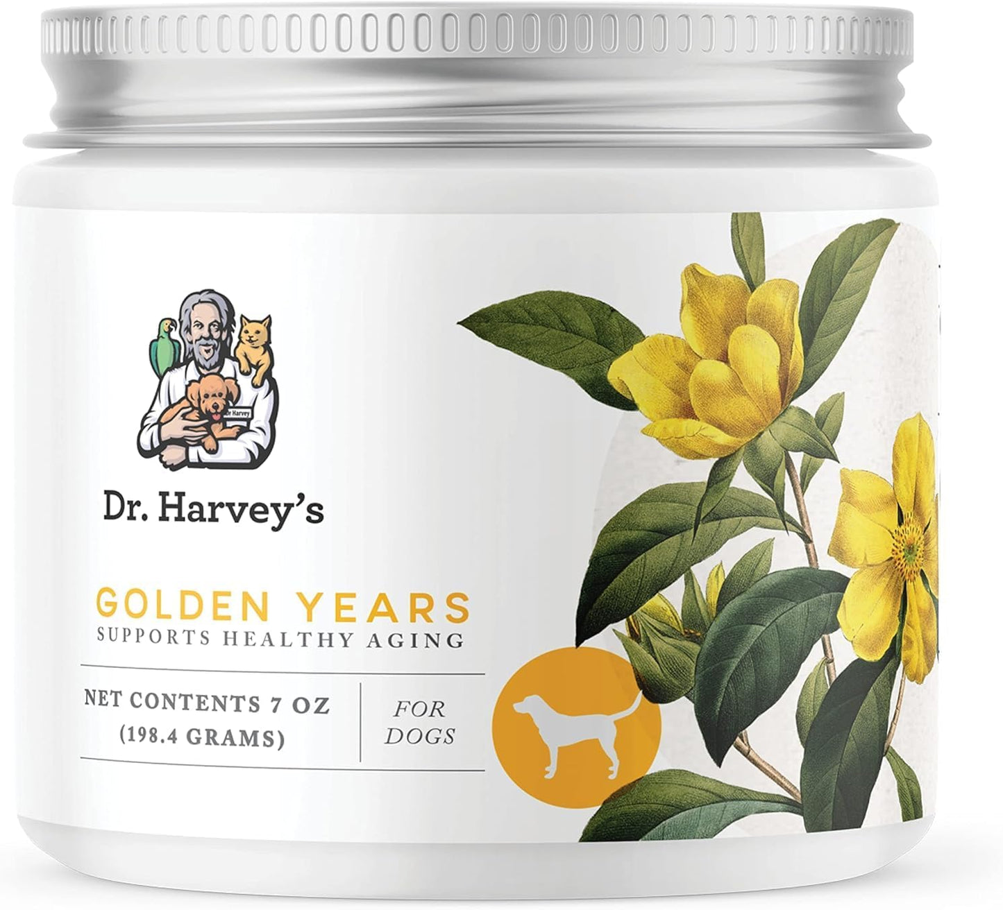 Senior Dogs' Golden Years Herbal Supplement by Dr. Harvey - 7 Oz