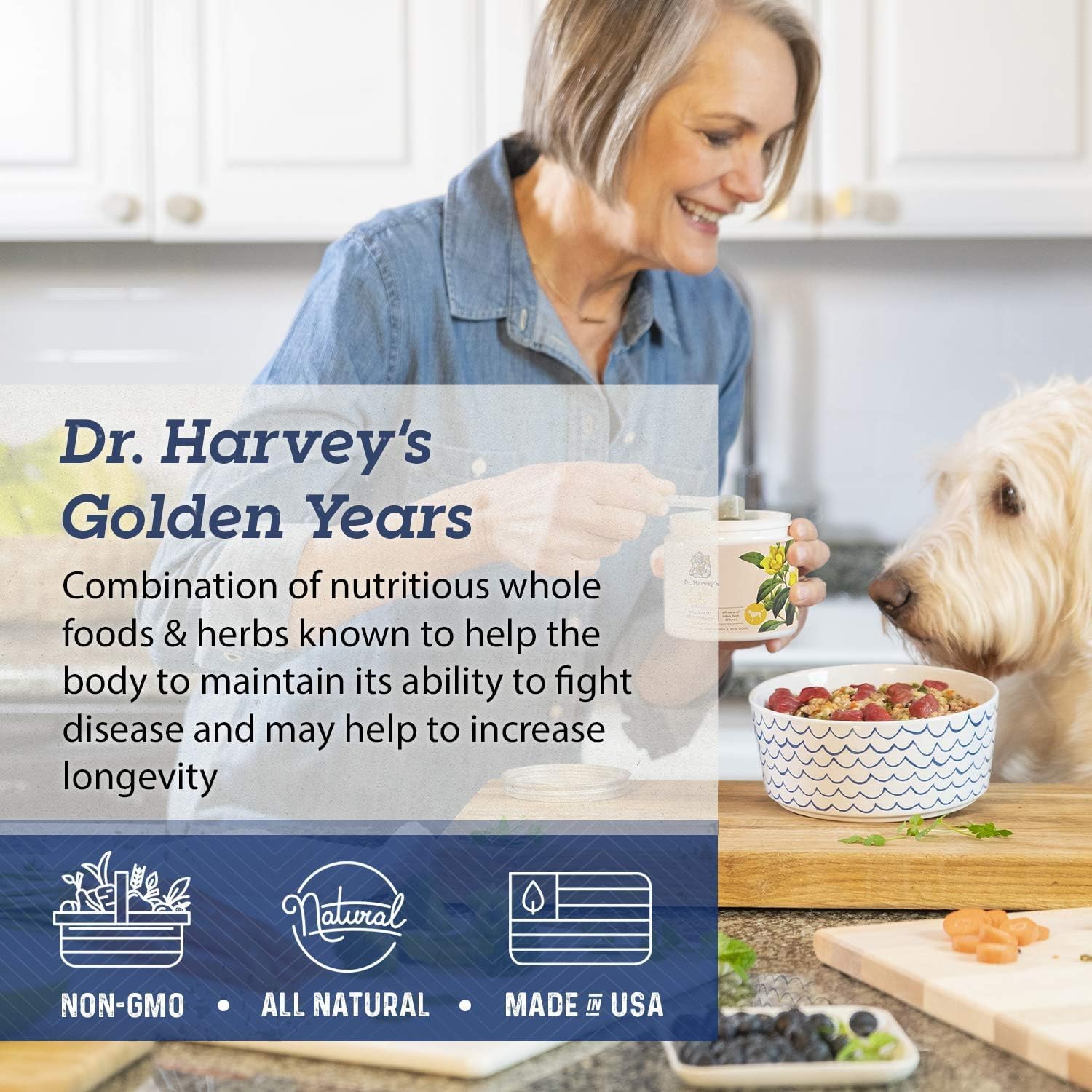 Senior Dogs' Golden Years Herbal Supplement by Dr. Harvey - 7 Oz