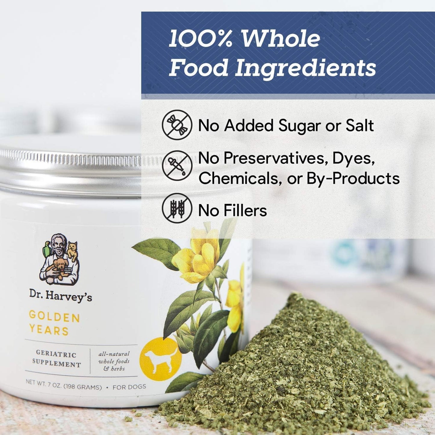 Senior Dogs' Golden Years Herbal Supplement by Dr. Harvey - 7 Oz