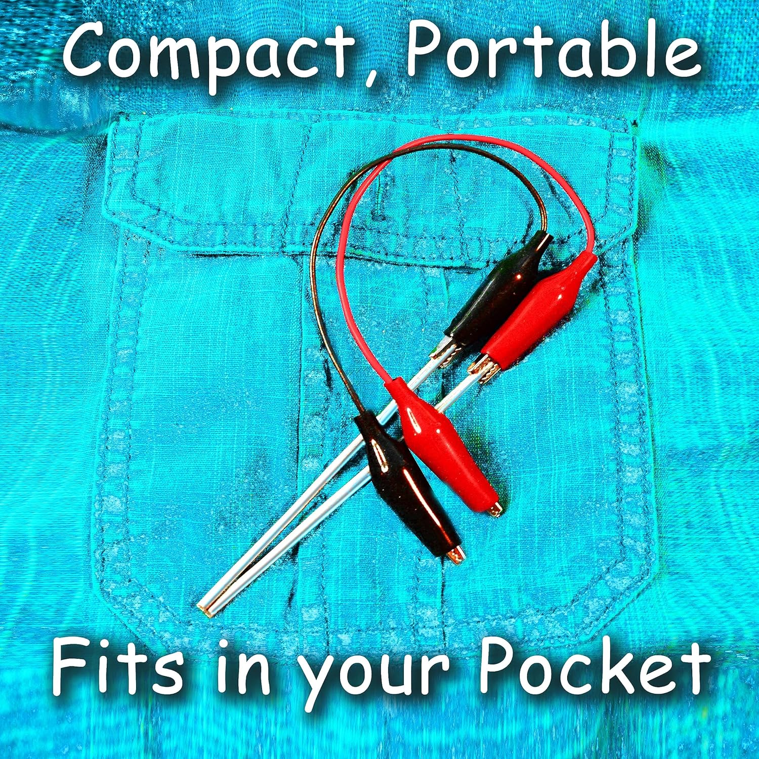 Set of (2) 4-Inch 99.99% Pure 12-Gauge Colloidal Silver Rods with Mini Generator