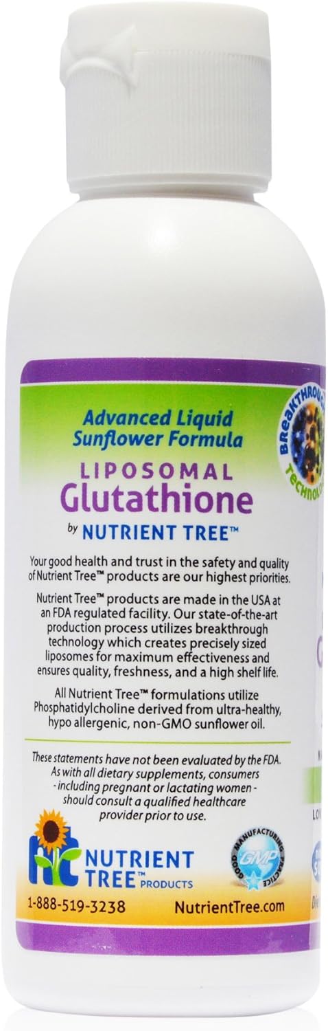 Setria® 500mg Liposomal Glutathione for Cellular Absorption | Detox Liver, Reduce Oxidative Stress | Soy-Free, Non-GMO, Citrus Flavor Liquid Formula