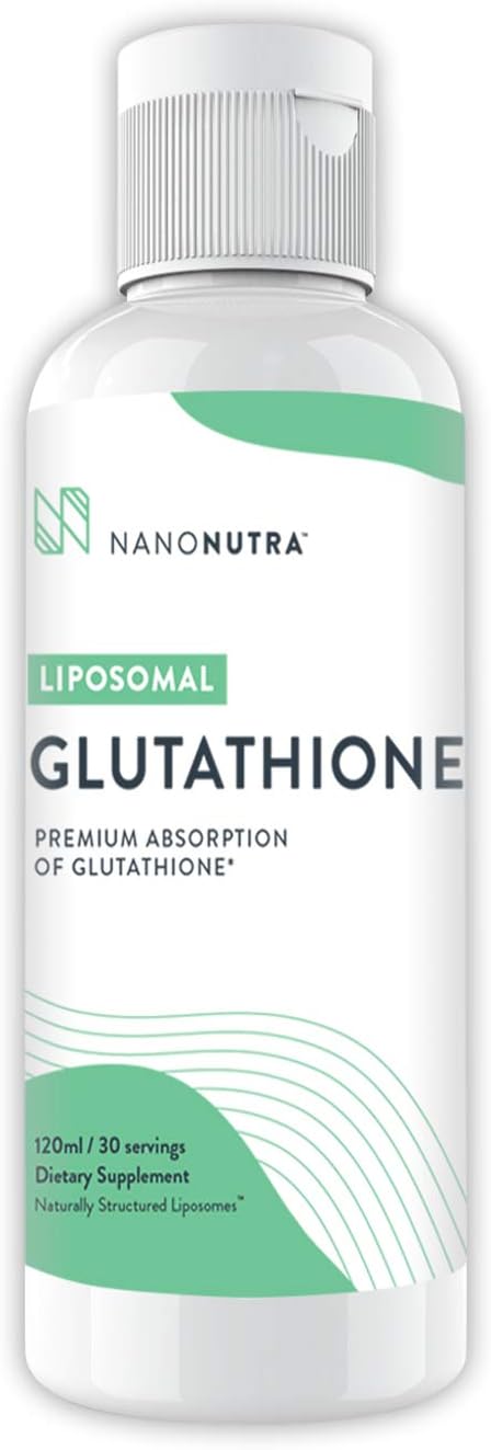 Setria Liposomal Glutathione Antioxidant Supplement 500mg - Non GMO, Non Soy | Powerful Anti Aging Formula 120ml - 30 Servings
