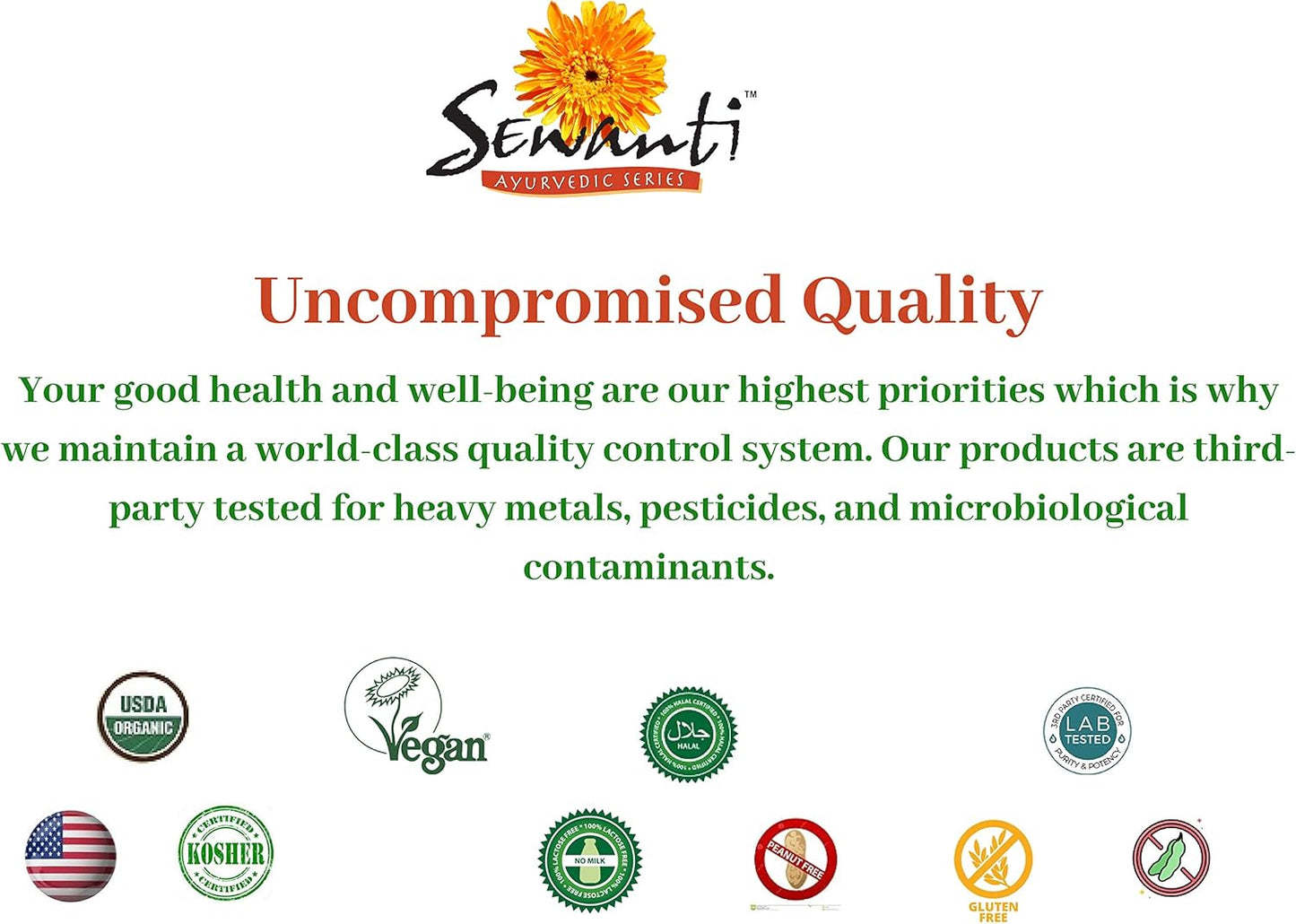 Sewanti Ayurvedic Diarid Capsules - 90 V Capsules with 5:1 Extract of Curcuma Longa, Salacia, Tree Turmeric, Indian Kino Tree