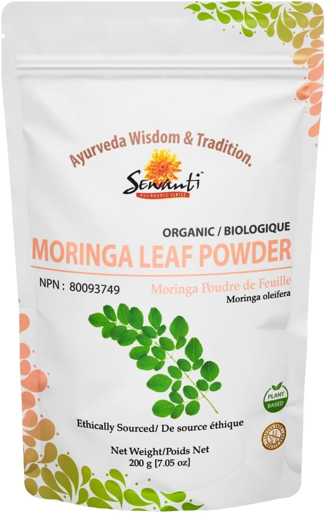 Sewanti Organic Moringa Powder 200g - Rich in Essential Nutrients and Antioxidants for Health Support