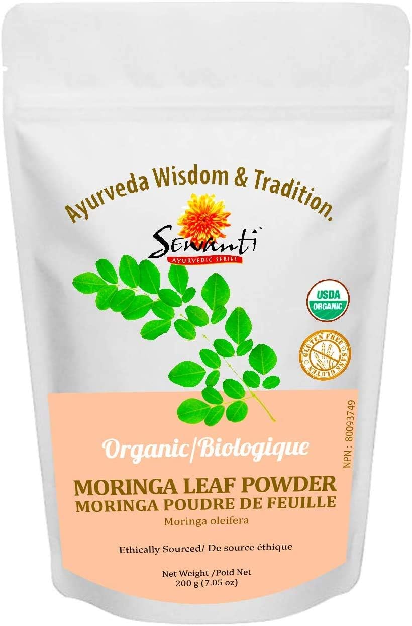 Sewanti Organic Moringa Powder 200g - Rich in Essential Nutrients and Antioxidants for Health Support