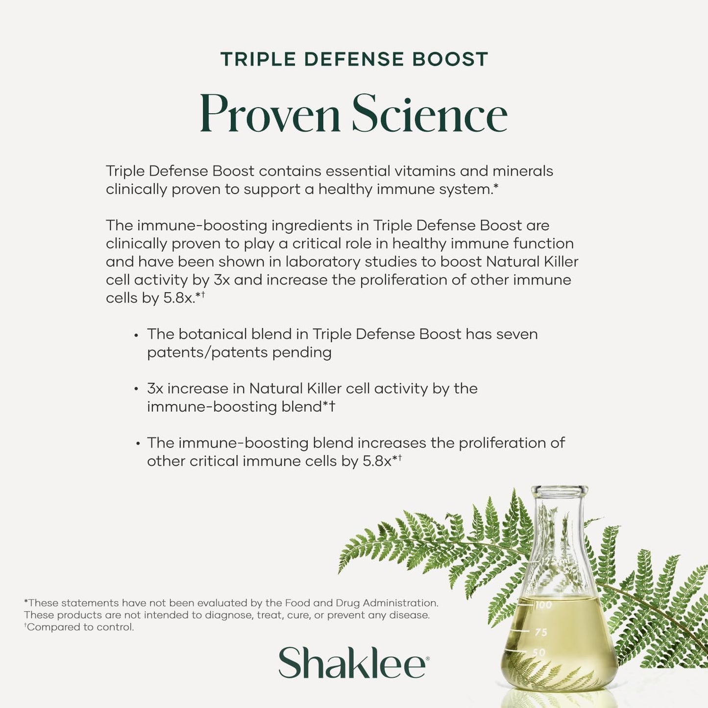 Shaklee Triple Defense Boost Supplement - 20 Servings for Immune Support