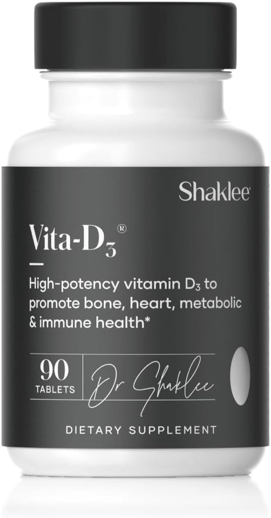 Shaklee Vita-D3® 2,000 IU - Supports Bone, Heart, and Immune Health | High-Potency Vitamin D3 for Overall Wellness | 90 Tablets