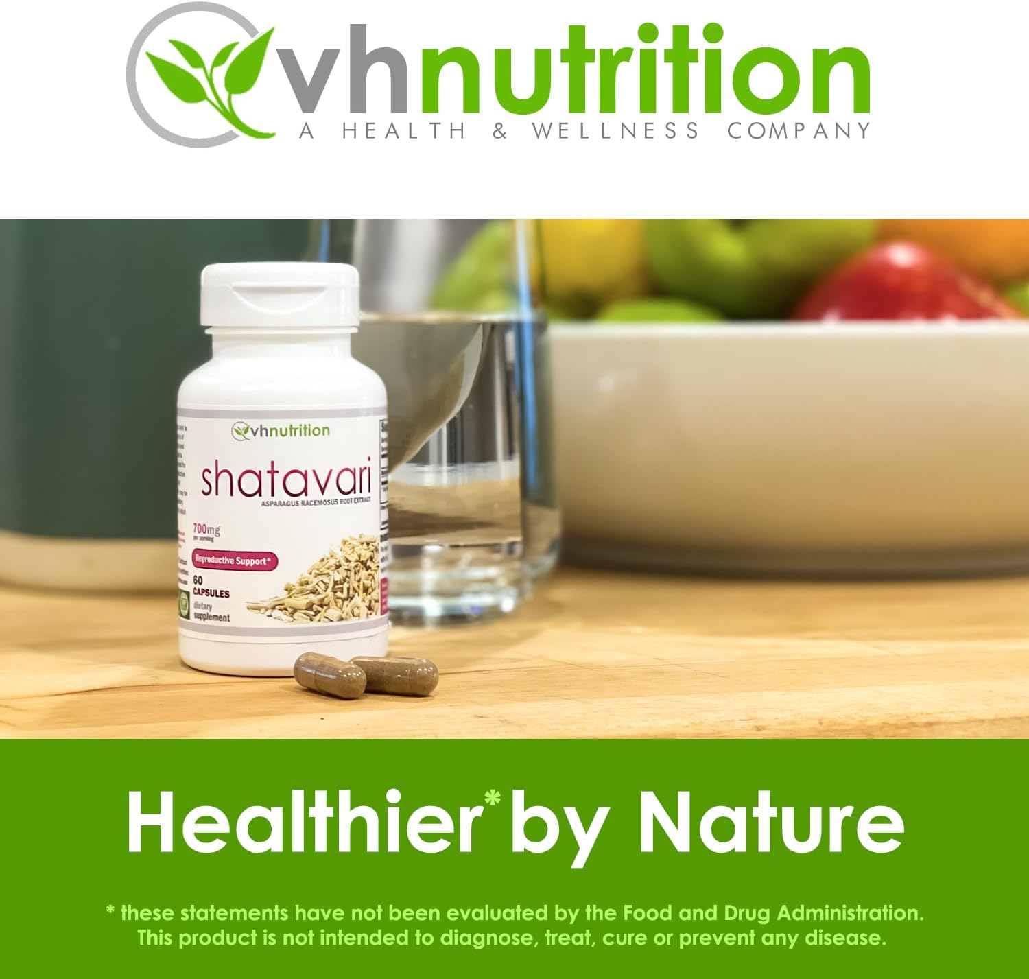 SHATAVARI 700mg Extract Capsules - Female Vitality & Hormonal Balance - Natural Estrogen Support for Well-Being - VH Nutrition