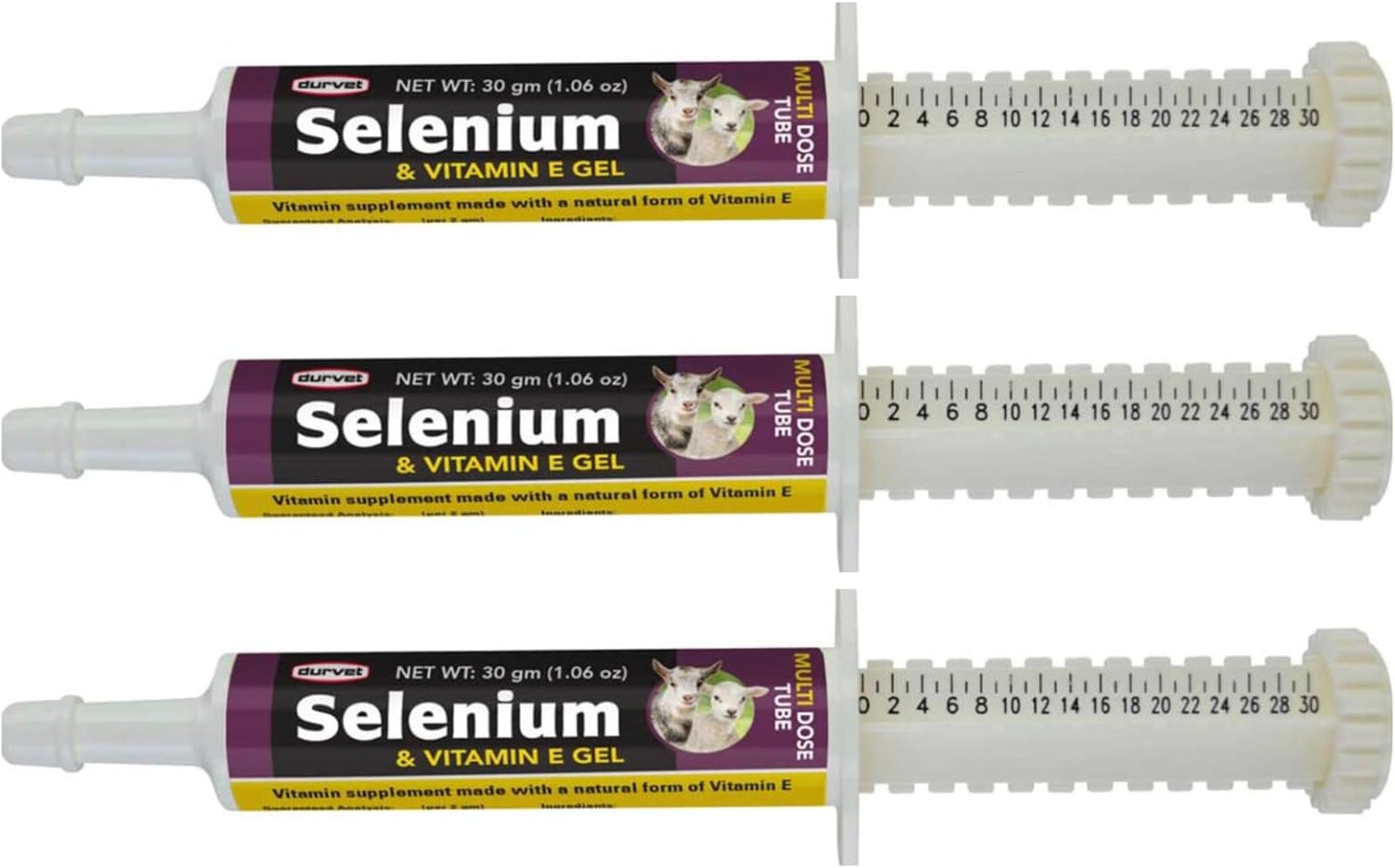 Sheep & Goat Selenium Vitamin E Gel 30ml - Pack of 3