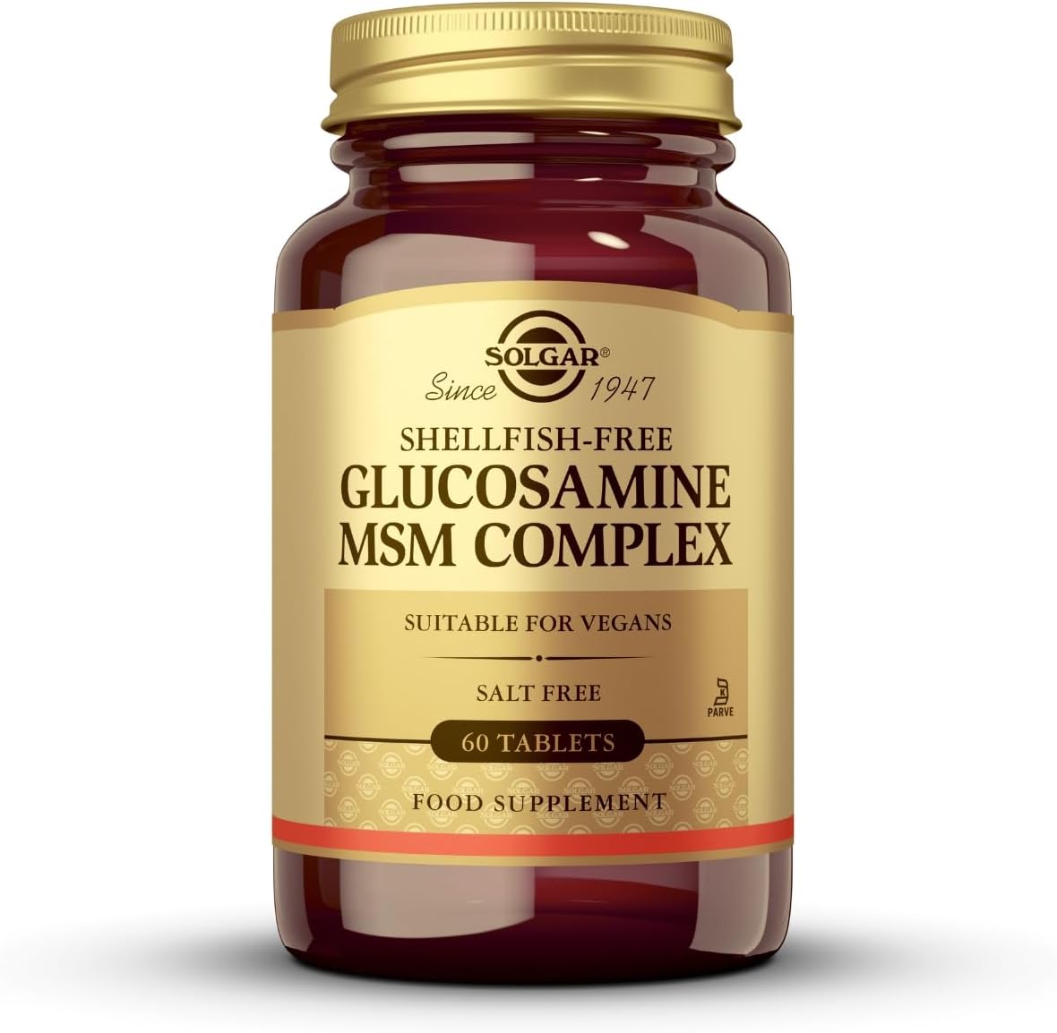 Shellfish-Free Glucosamine Chondroitin MSM Tablets for Healthy Joints and Comfortable Movement - 60 Tablets