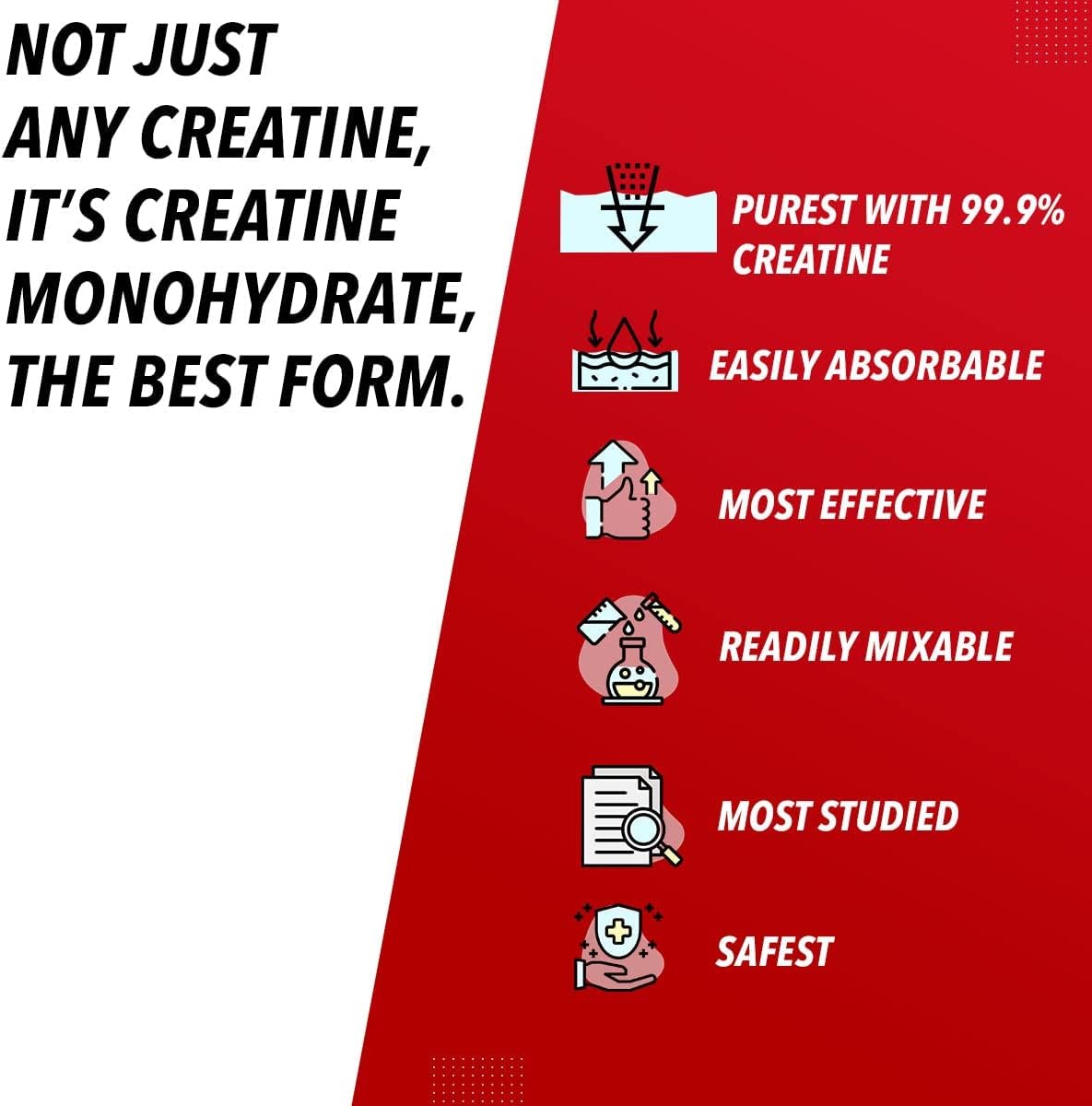 Sheltr Pro Performance Creatine Monohydrate Powder - Unflavoured 100g - Boost Athletic Performance, Fuel Muscles, Energy Support - Made in USA