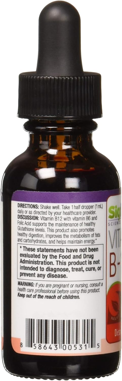 SIGFORM Vitamin B12 5000 Sublingual for Fast Absorption - 0.02 Pound