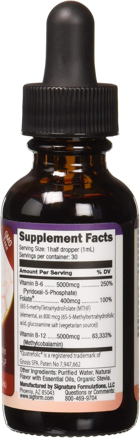 SIGFORM Vitamin B12 5000 Sublingual for Fast Absorption - 0.02 Pound