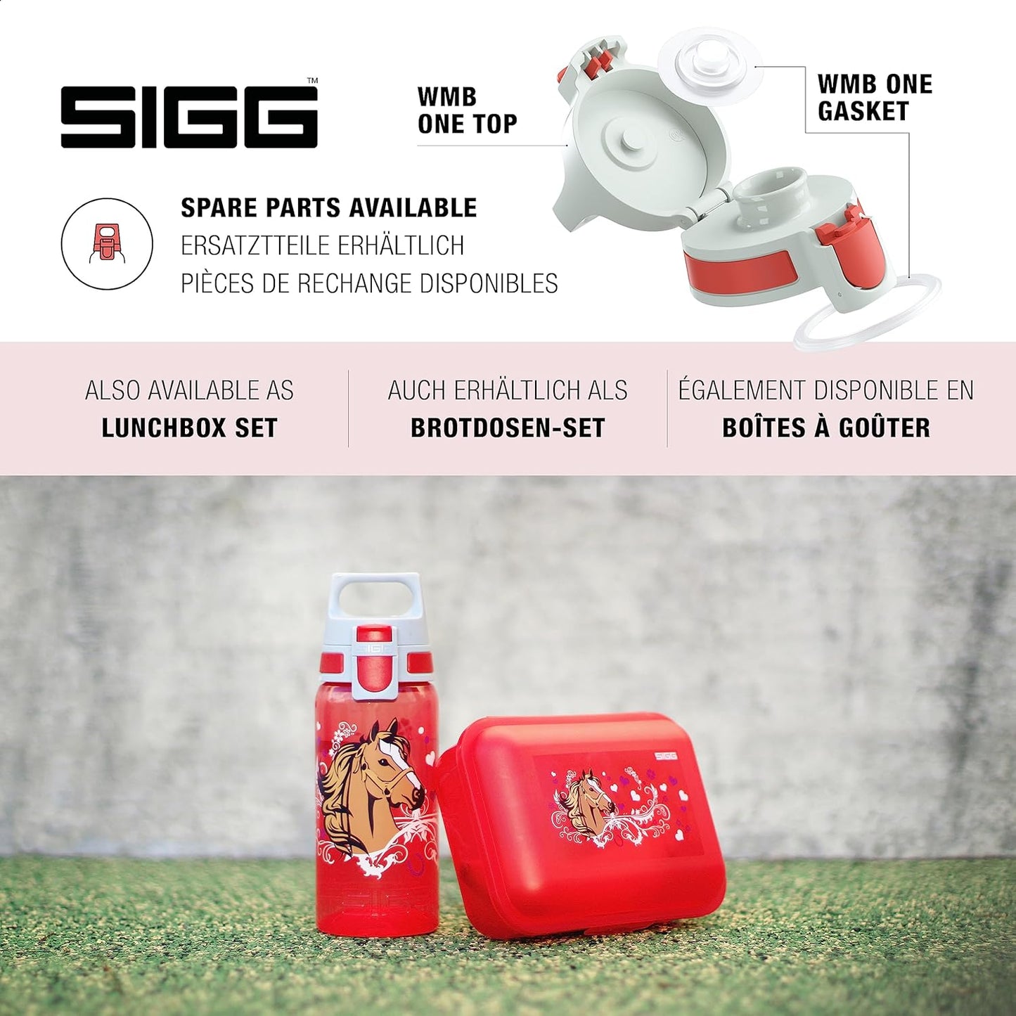 SIGG VIVA ONE Kids Water Bottle - 17 Oz - Dishwasher Safe - Ideal for School and Sports - Made in Germany - Suitable for Carbonated Drinks