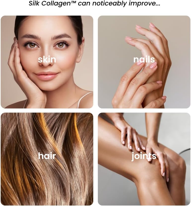 Silk Collagen Elixir by Cocó March - Boosts Hair, Nails, and Joint Health with New Amino Molecules - 20g Protein - Dissolves Instantly