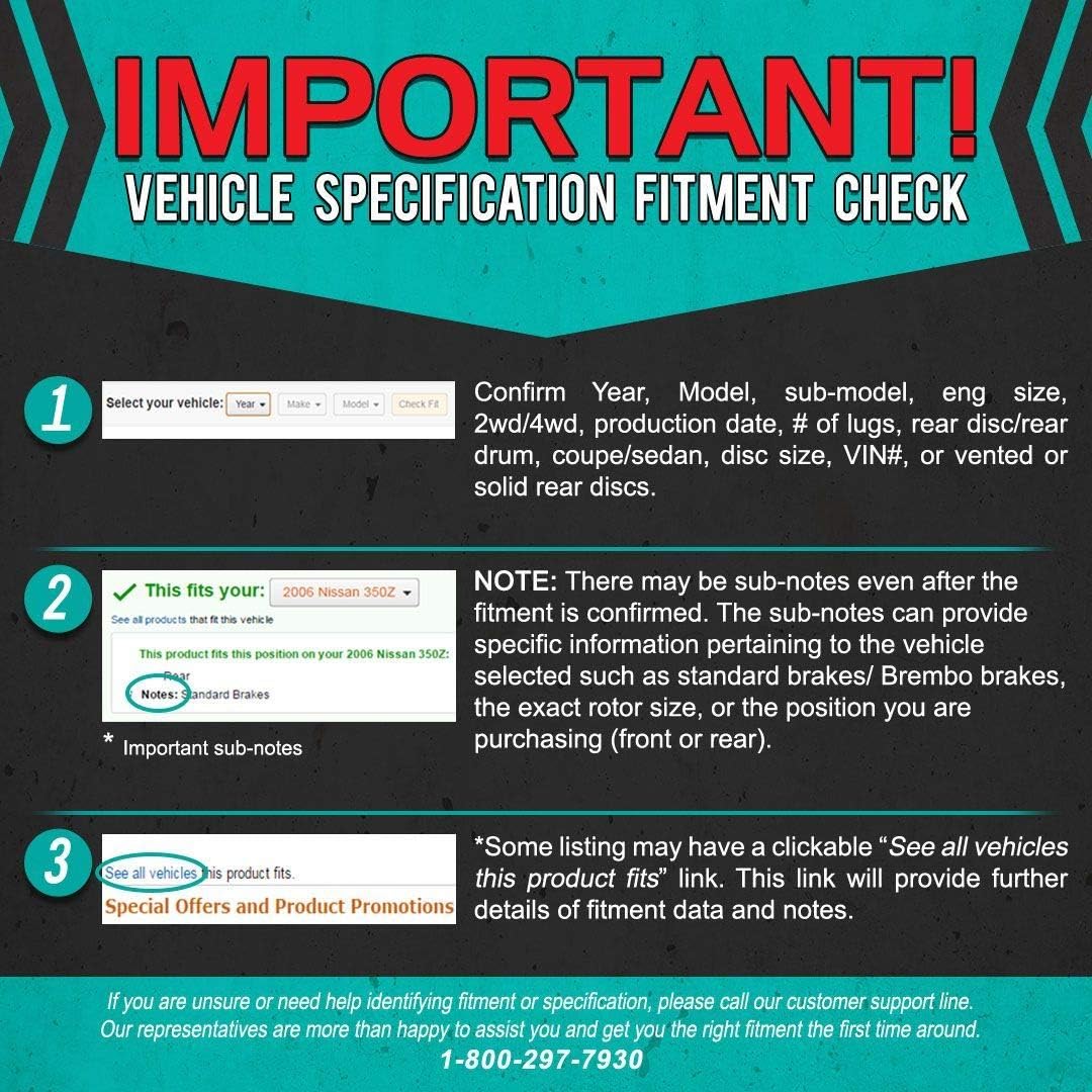 Silver Drilled Slotted Rear Brake Rotors with Ceramic Pads for 2011-2018 Porsche Cayenne by Hart Brakes