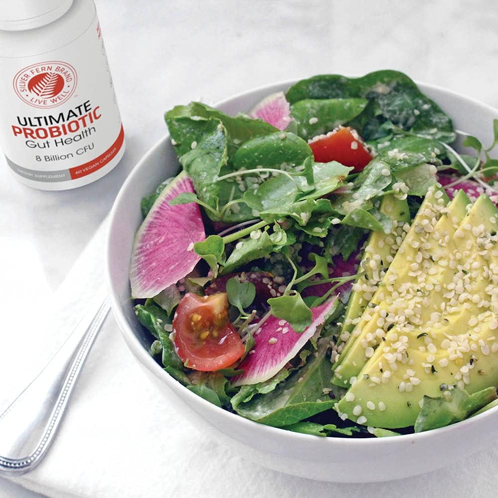 Silver Fern Ultimate Probiotic Supplement - Vegicaps for Daily Metabolic Restoration, DNA Verified Multi-Strain Capsules - 4 Bottles