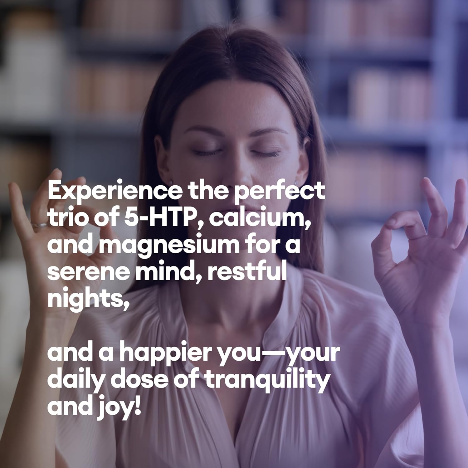 SilverShell 5-HTP 200 MG with Calcium and Magnesium - Mood, Sleep, and Brain Support - 60 Capsules