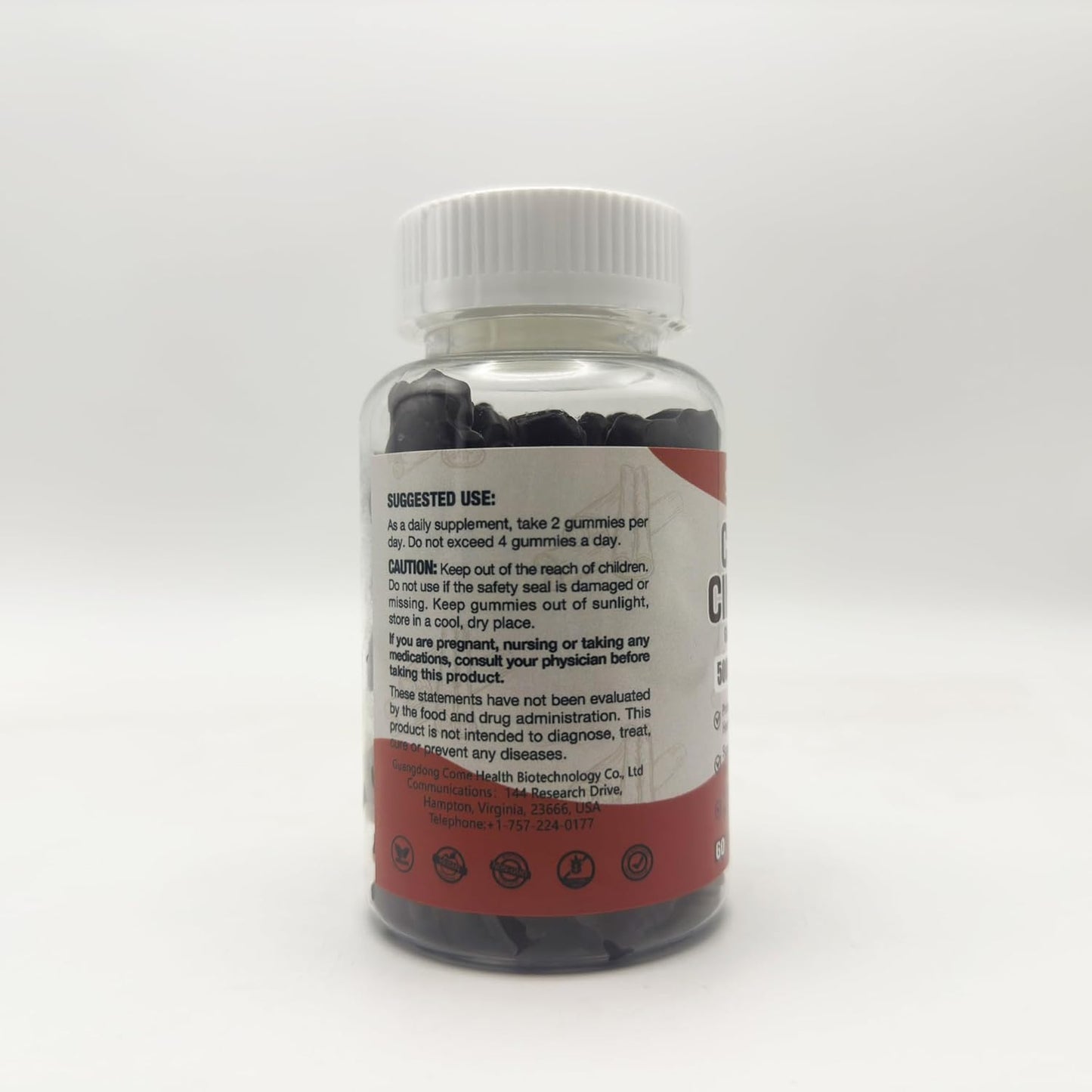 Simhould Ceylon Cinnamon Gummies - 1 Pack, Natural Flavor & Antioxidants for Immune Support