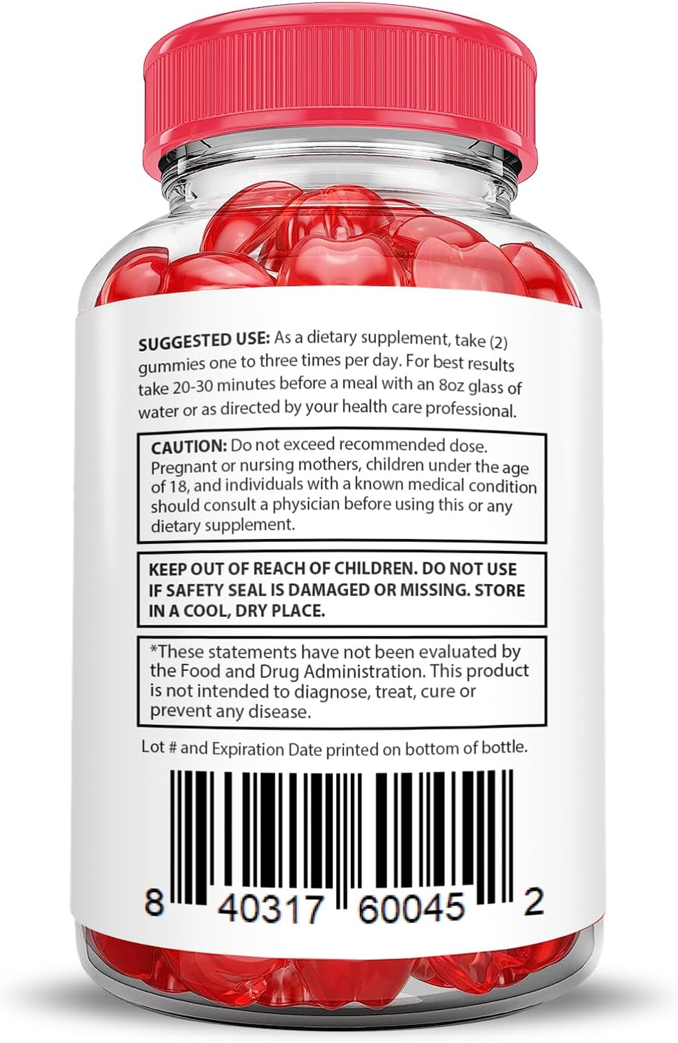 Simpli Health Keto ACV Gummies 1000MG with Pomegranate Beet Juice Powder - B12 Vegan Non GMO (60 Gummys)