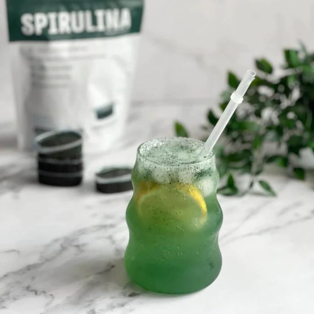 Simpliigood Spirulina Cubes - Vegan, Gluten-Free Superfood Pods for Smoothies - High Protein, Vitamin-Rich Spirulina (560g)