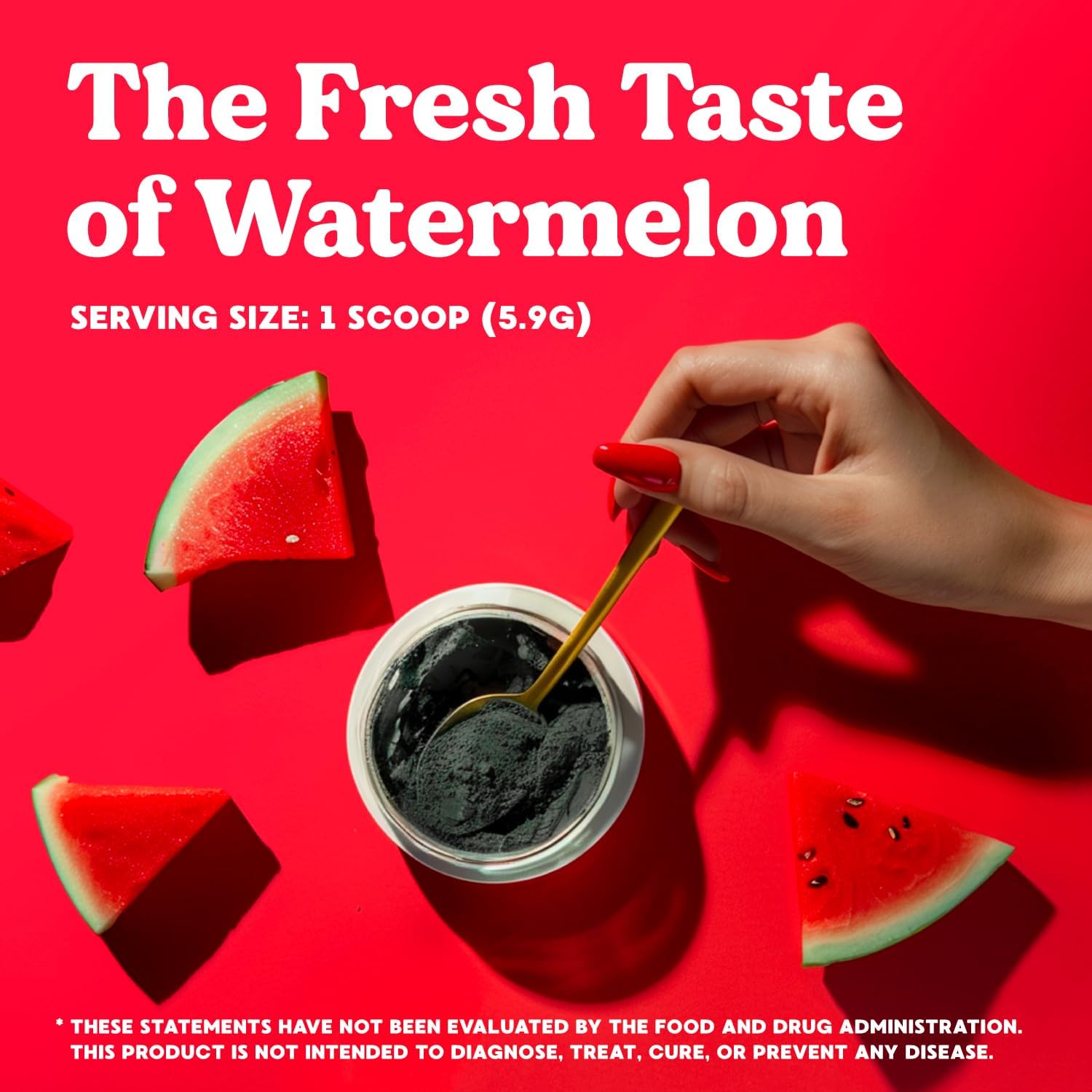 Simply Blossom Nutrition Daily Greens & Superfood Powder with Collagen & Probiotics for Women - Digestive Health & Bloating Relief - Watermelon Flavor - 2 Month Supply