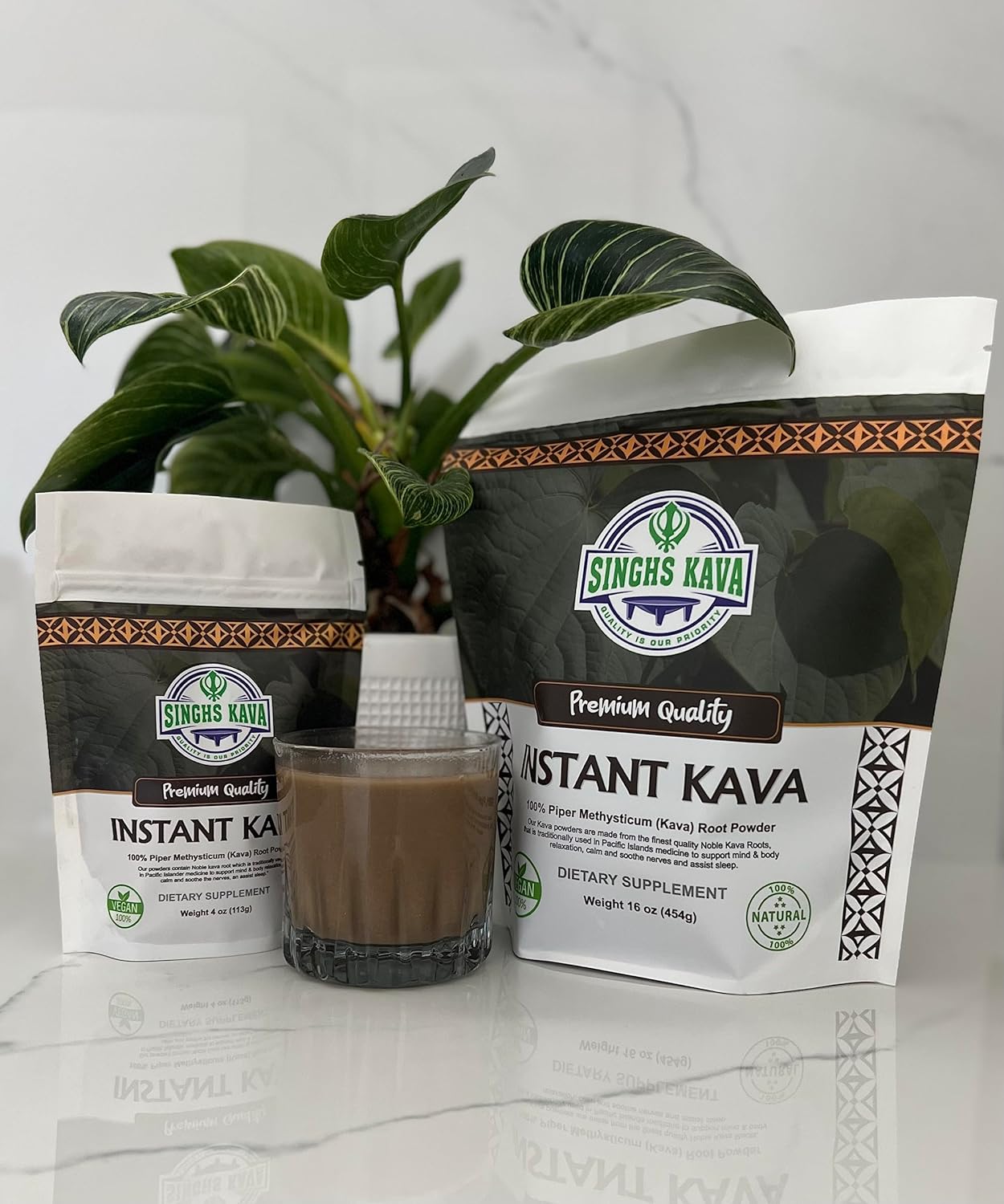 SINGHS Micronized Instant Kava Powder-Fijian Kava 1lb - High-Quality Outdoor Gear