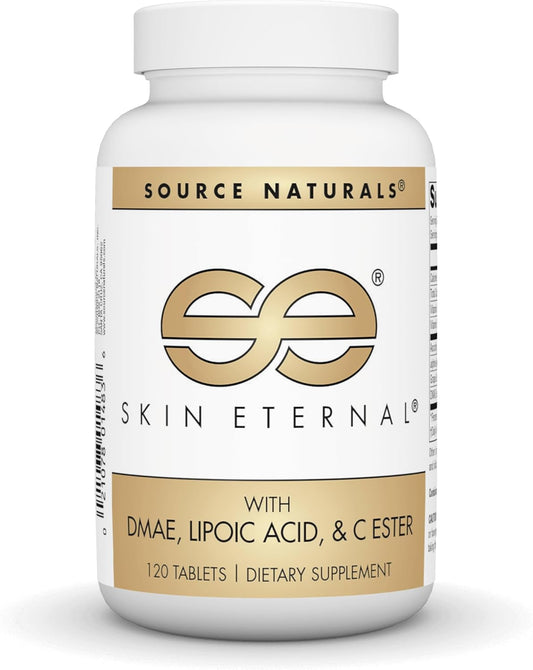 Skin Eternal Tablets with DMAE, Lipoic Acid, and C Ester for Healthy Skin - 120 Tablets