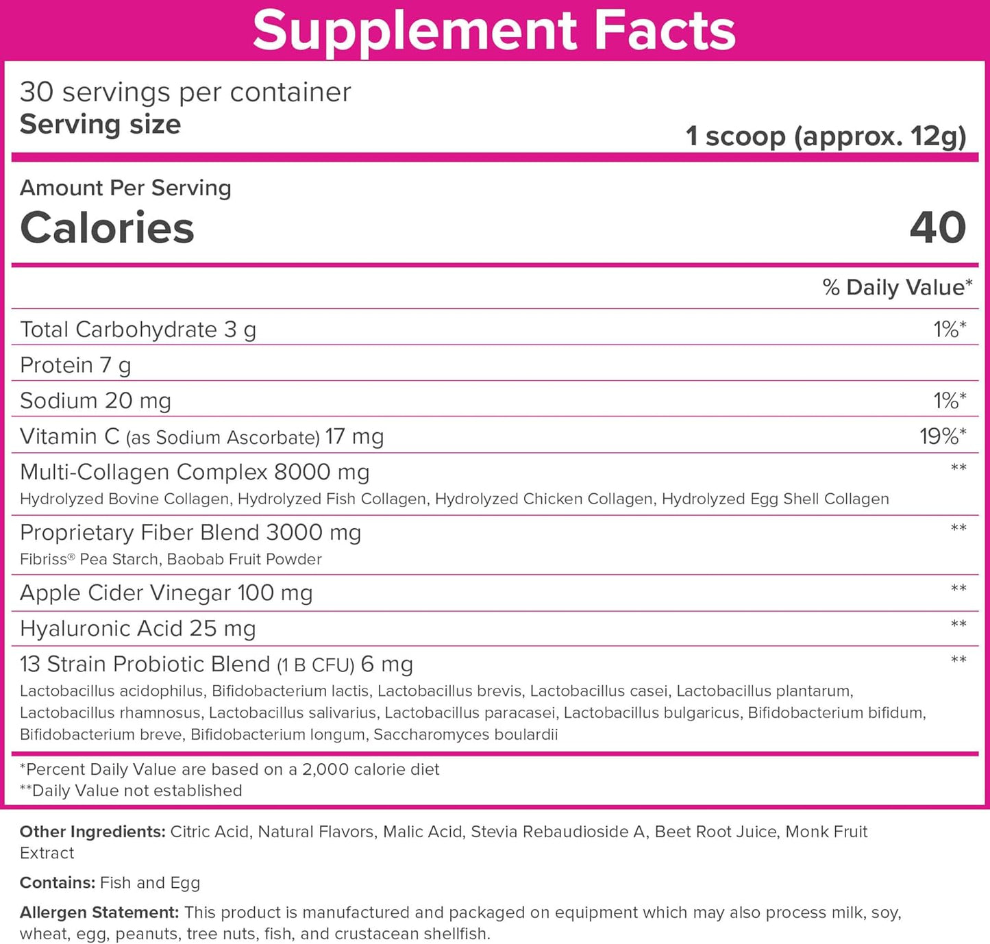 SkinnyFit Super Youth Tropical Punch Collagen Bundle with Bottle - Improve Skin Health and Vitality