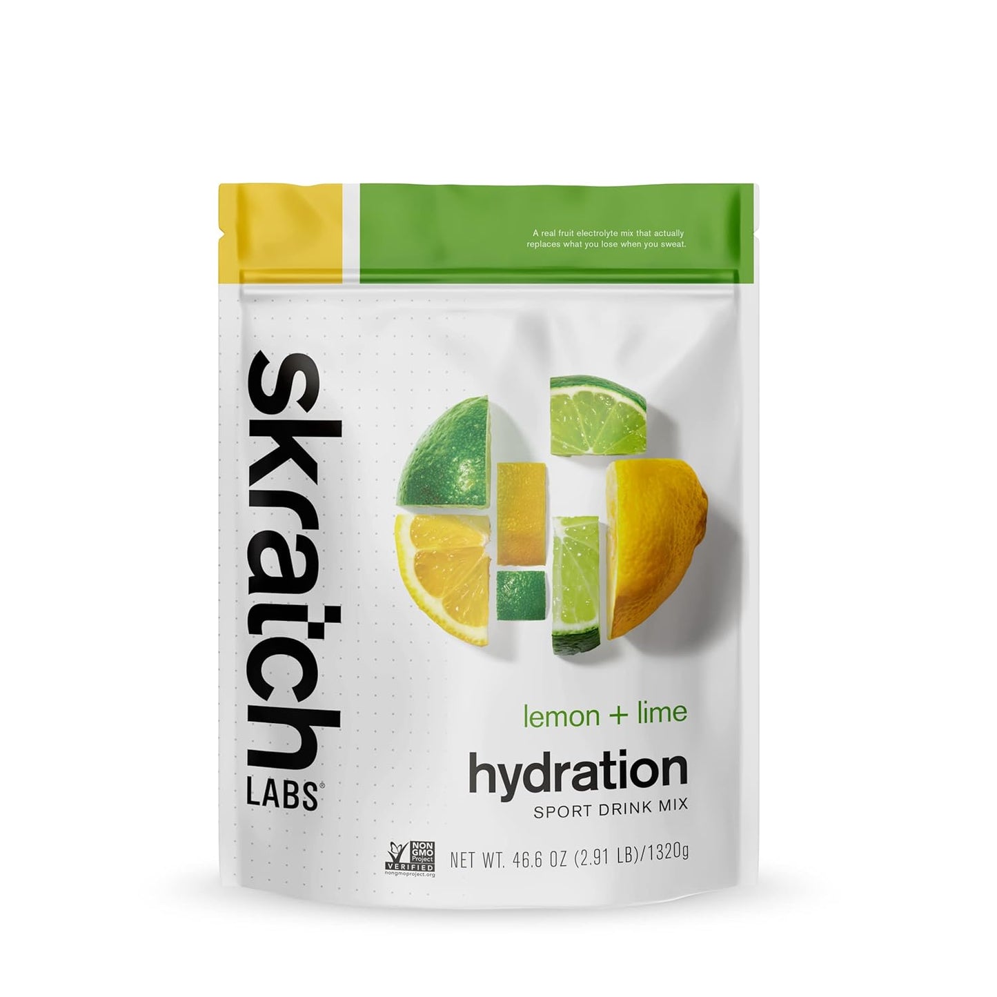 Skratch Labs Lemon Lime Hydration Powder | Electrolyte Sport Drink Mix | 60 Servings | Non-GMO, Vegan, Kosher