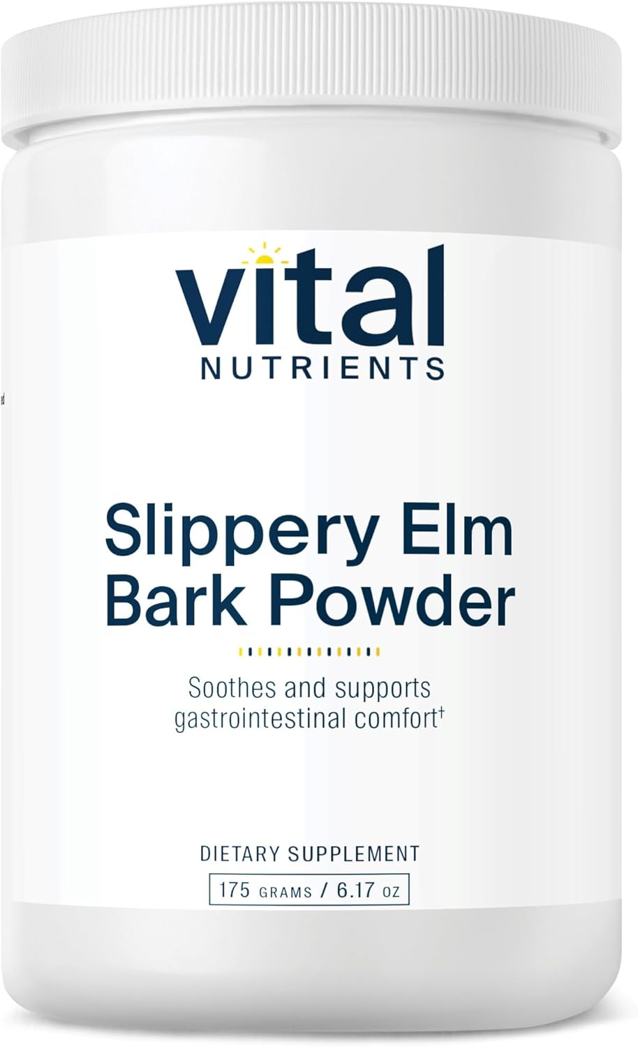 Slippery Elm Bark Powder for Leaky Gut Support - 2500mg | Vegan Gastrointestinal Aid for Regular Bowel Movements | Gluten, Dairy, Soy Free | Non-GMO
