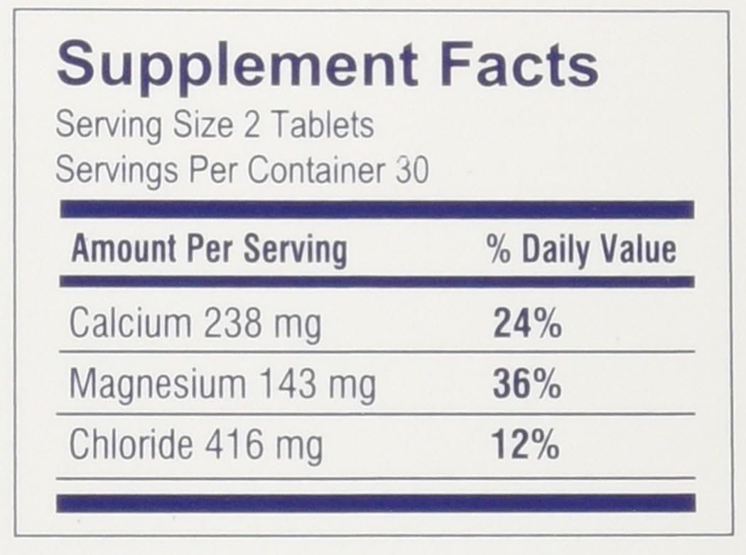 Slow-Mag Magnesium Chloride and Calcium Tablets, 60 Count - Value Pack of 3