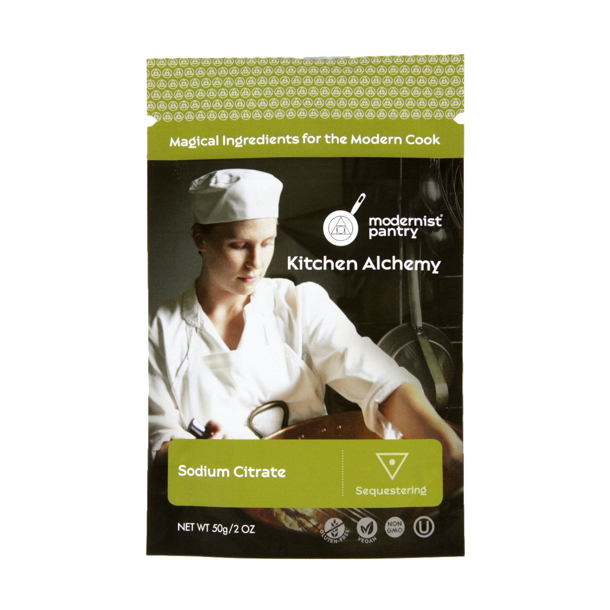 Sodium Citrate Powder - Non-GMO, Gluten-Free, Vegan, OU Kosher Certified - 50g - Molecular Gastronomy