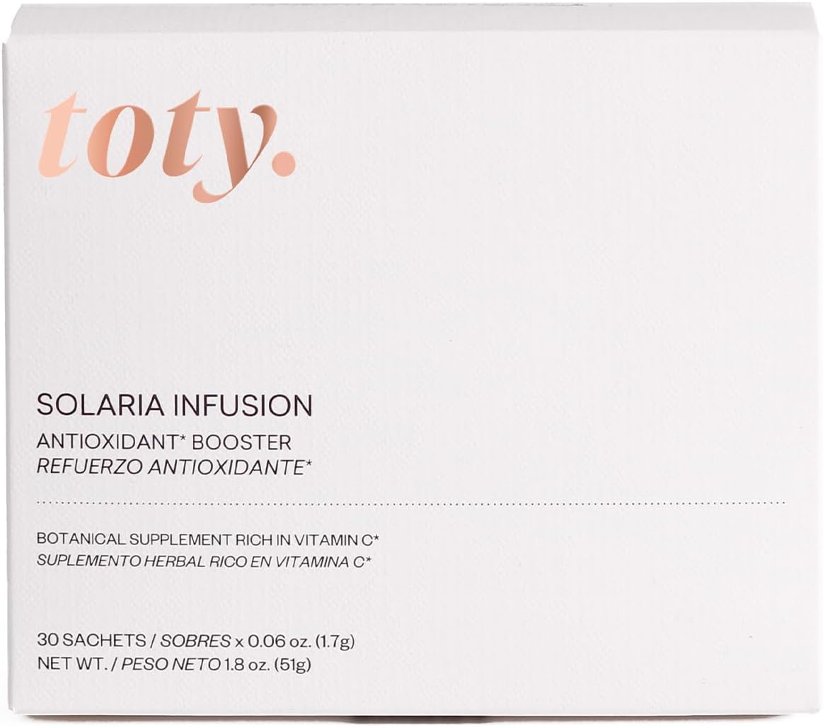 Sofia Vergara Solaria Infusion Antioxidant Booster Supplement with Polypodium Leucotomos Extract and Vitamin C - Vegan and Non-GMO - 30 Sachets