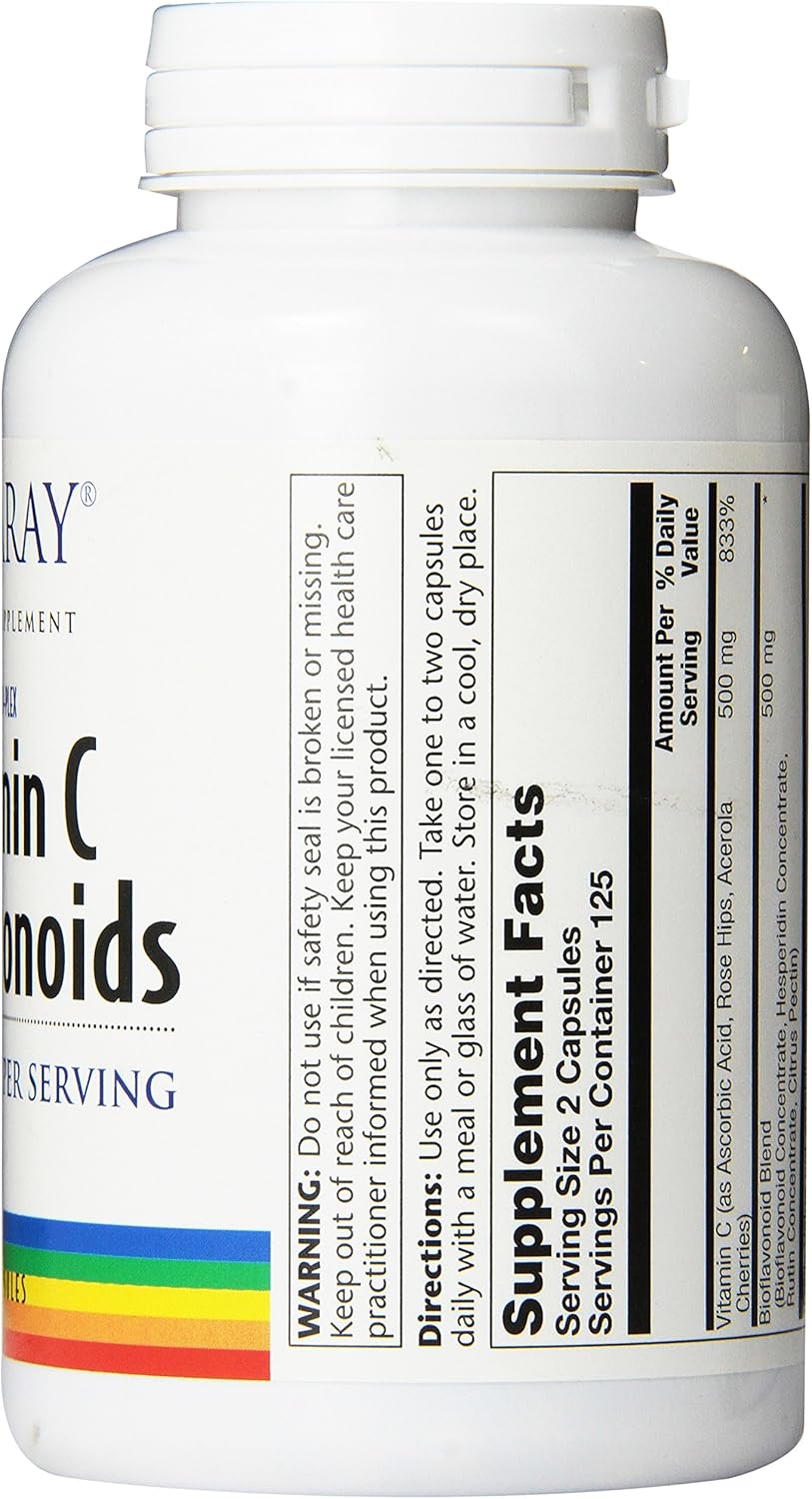 Solaray C Super Bio-Plex Supplement - 250 Capsules