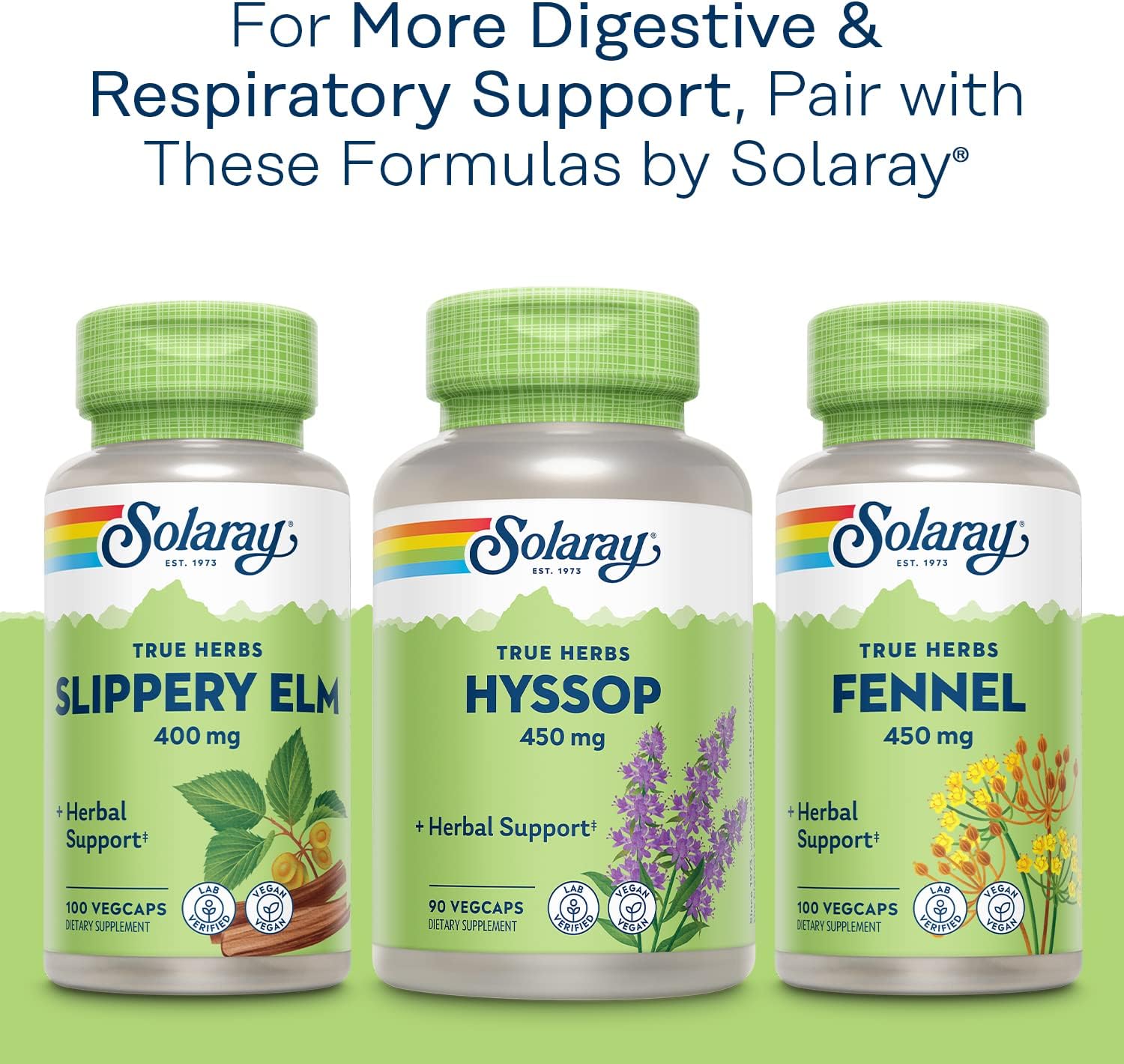 Solaray Chamomile VegCaps - Natural Support for Digestion, Respiratory Health, and Relaxation - 100 Servings