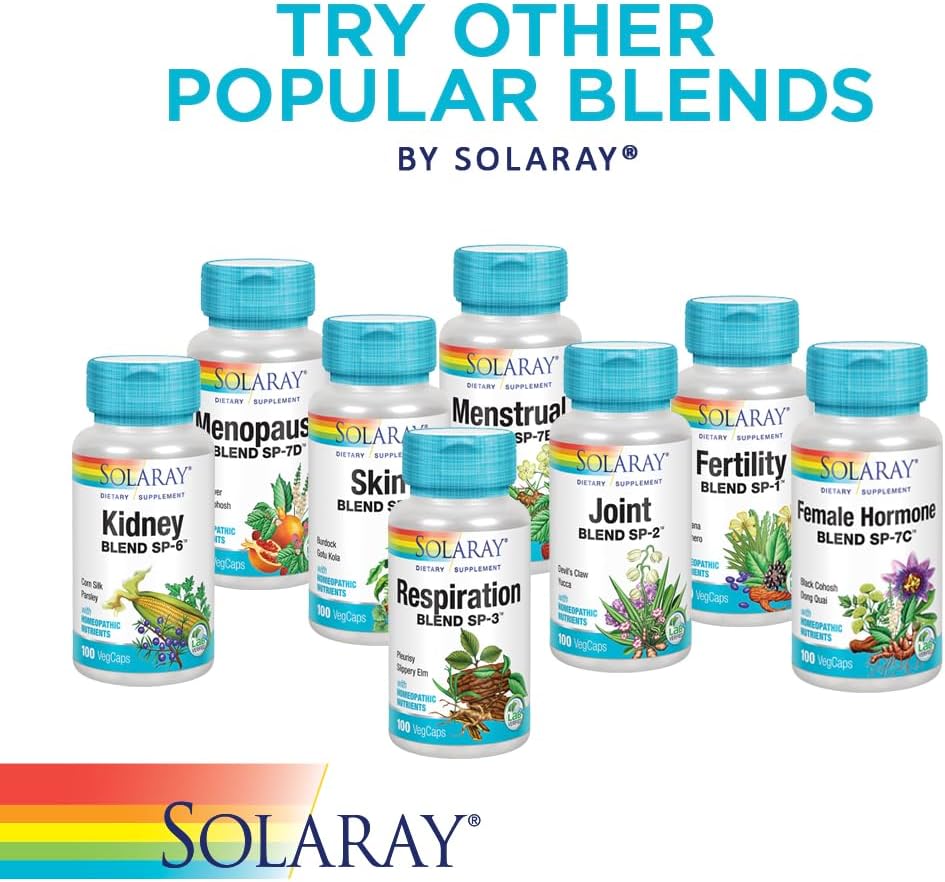 Solaray ImmuBoost Blend SP-21 | Immune System Support with Herbal Blend & Cell Salt Nutrients | Non-GMO, Vegan | 100 VegCaps