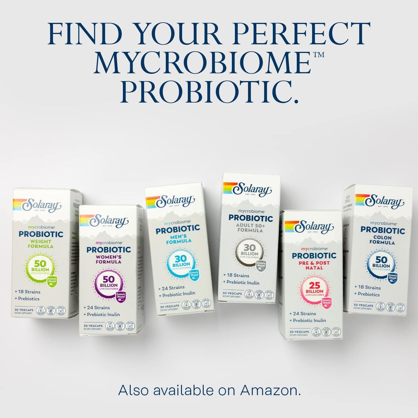 Solaray Men's Probiotic with 20 Billion CFU, 24 Strains & Prebiotic - Gut Health, Digestion, Immune Support - 30 VegCaps
