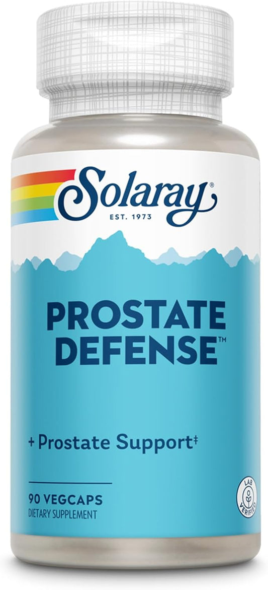 SOLARAY Prostate Defense Vegetarian Capsules - 90 Count Bottle