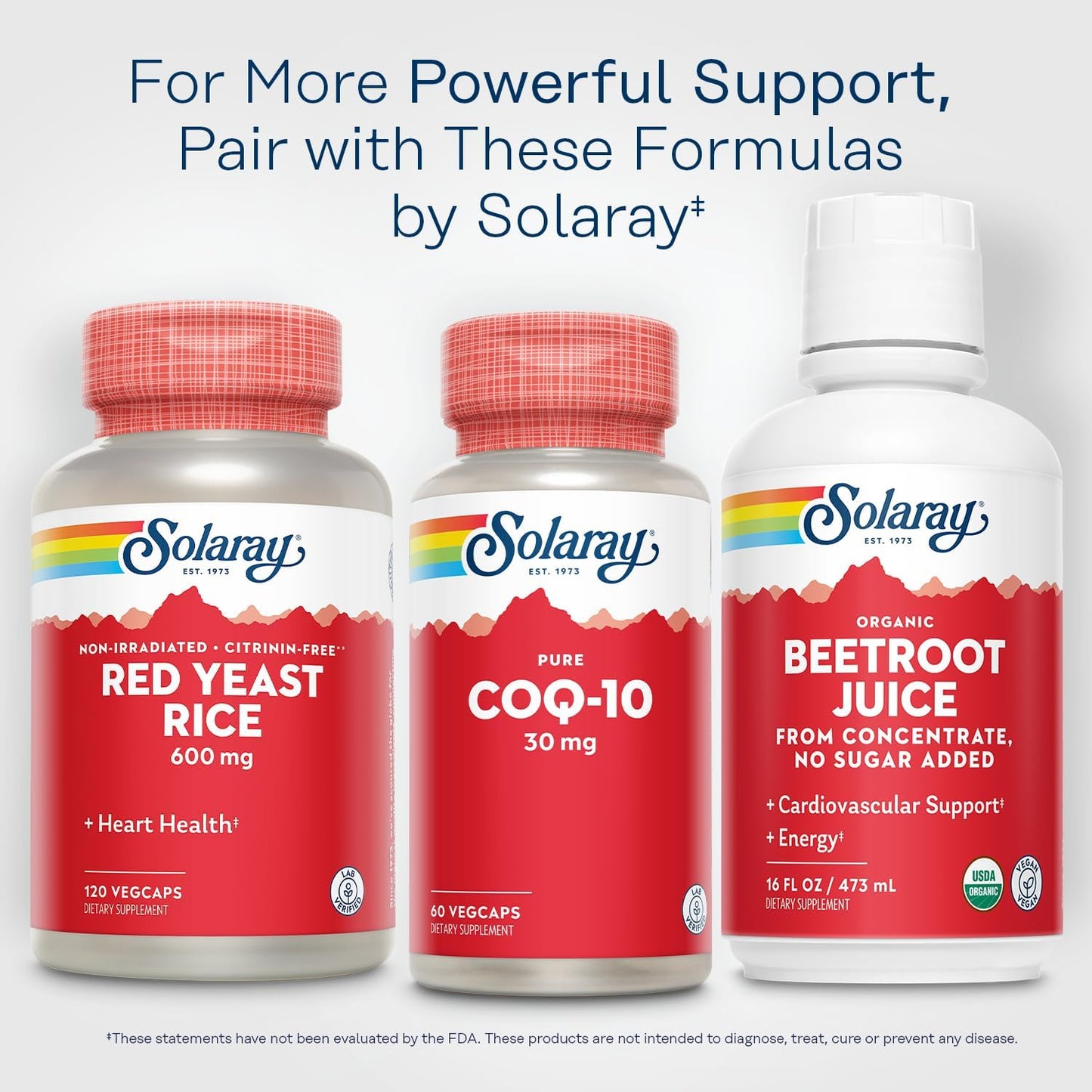 Solaray Pure CoQ-10 30 mg for Heart Health & Energy | Non-GMO, Vegan, Lab Verified | 60 VegCaps