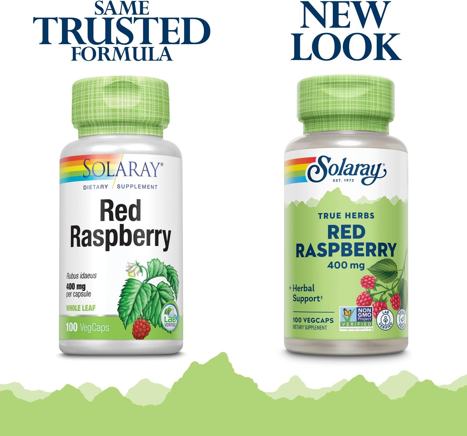 Solaray Red Raspberry Leaves Capsules - 400 mg | 100 Count - Natural Support for Women's Health and Wellness
