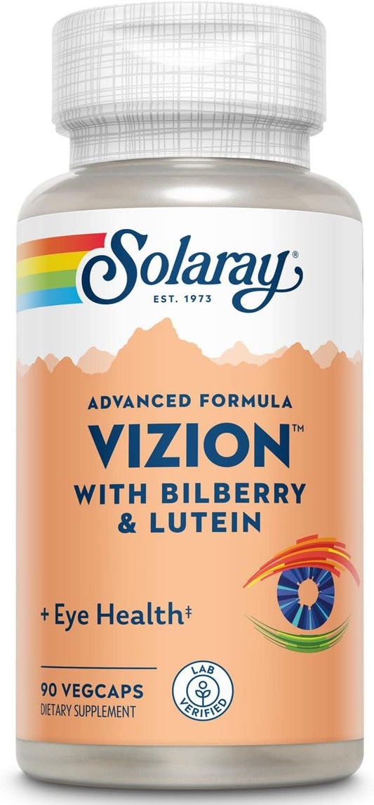 Solaray Vizion 42mg Vegetarian Capsules - 90 Count Bottle