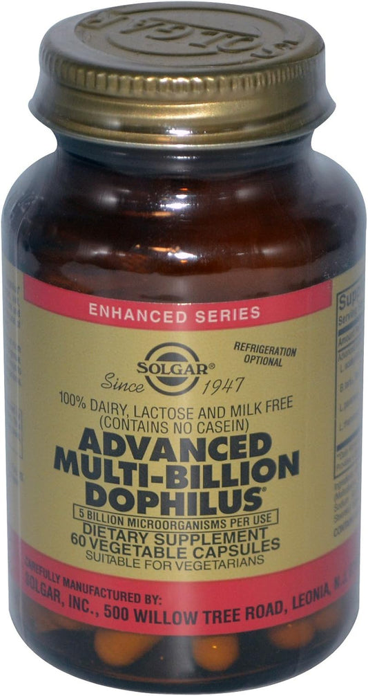 Solgar Advanced Multi-Billion Dophilus 2-Pack - 60 Vegetarian Capsules