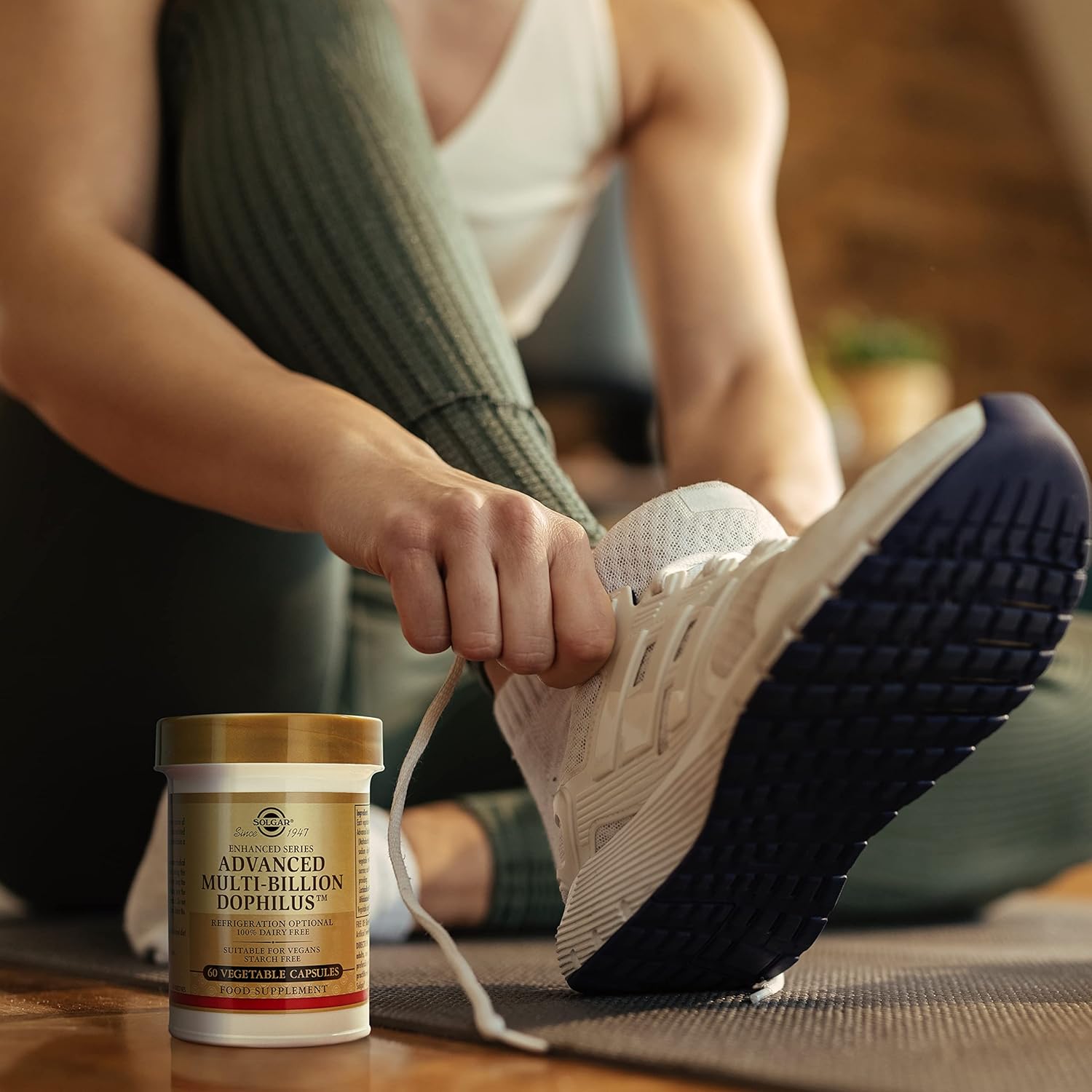 Solgar Advanced Multi-Billion Dophilus, 60 Capsules - Promotes Healthy Gut Flora - 5 Billion Microorganisms - Gluten & Dairy Free - Vegetarian - 60 Servings