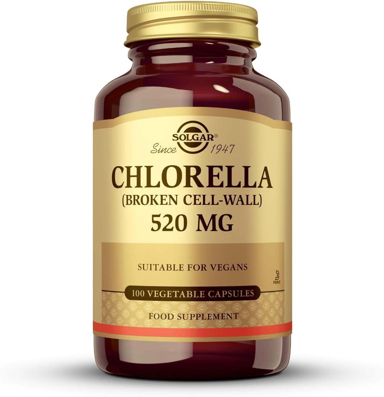 Solgar Chlorella Supplement - 100 Vegetable Capsules for Detox and Immune Support