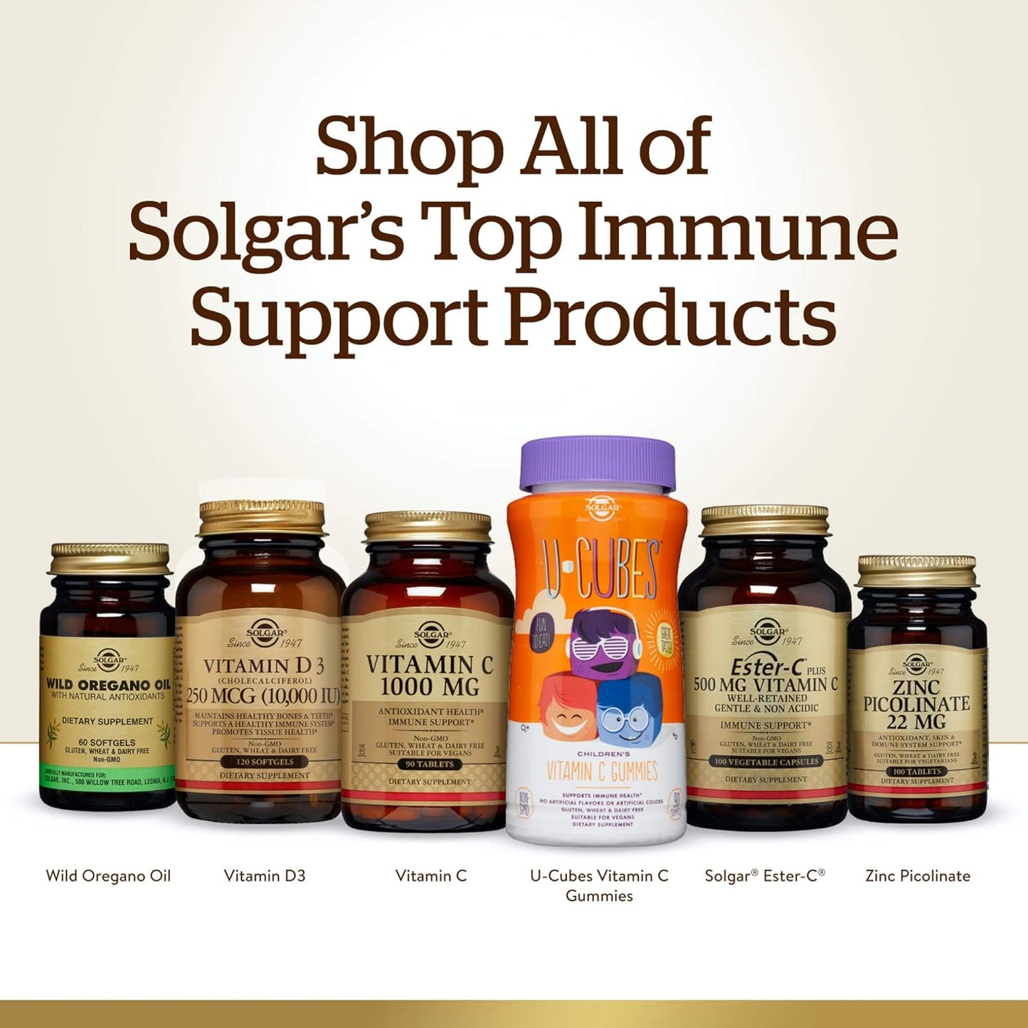 Solgar Ester-C Plus 1000mg Vitamin C Tablets - Gentle & Non-Acidic Antioxidant Support - Immune System Boost - Non-GMO, Vegan, Gluten Free - 60 Servings